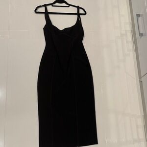 Bec & Bridge Classic Black Midi Dress